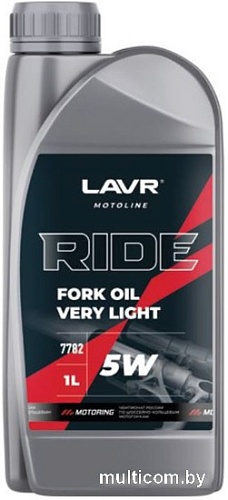 Трансмиссионное масло Lavr Moto Ride Fork Oil 5W 1л
