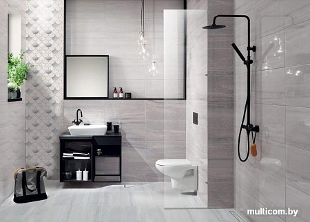 Керамическая плитка Tubadzin S-Artemon Grey (308x608)