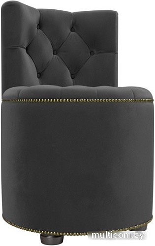 Пуфик Лига диванов Саваж (велюр, серый)