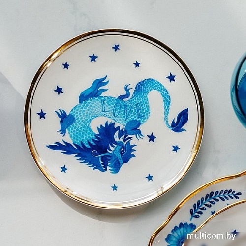 Тарелка десертная Bitossi Fabula FTB00015 (дракон)
