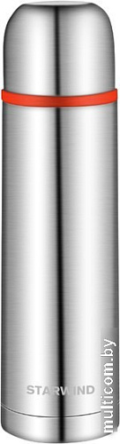 Термос StarWind 10-500 500мл (серебристый/красный)