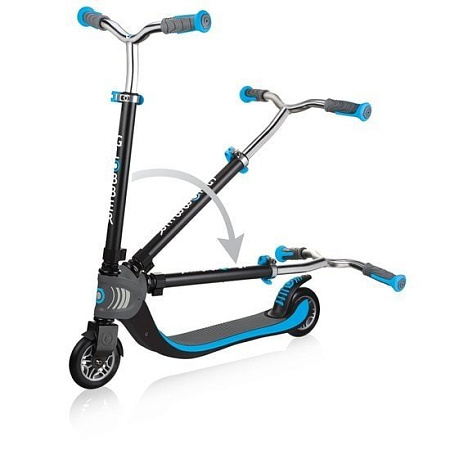 Самокат Globber Flow 125 Foldable (голубой)
