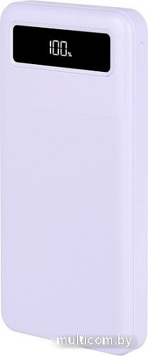 Внешний аккумулятор TFN Porta LCD PD 22.5W 10000mAh (сиреневый)