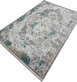 Radjab Carpet Афина Прямоугольник 9017A 12918RK (2.4x3.4, Grey/Green)