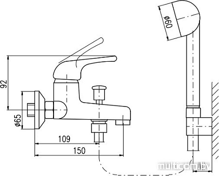 Смеситель Slezak RAV Сазава SA054.5/1