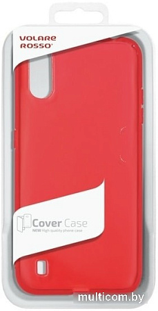 Чехол VOLARE ROSSO Taura для Samsung Galaxy A01 (красный)