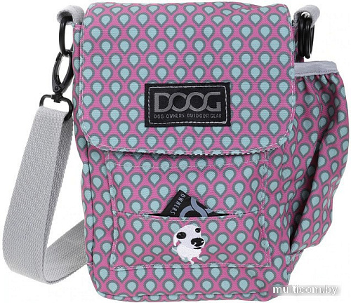сумка для дрессуры Doog SB06 (розовый с каплями)