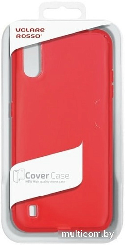 Чехол VOLARE ROSSO Taura для Samsung Galaxy A01 (красный)