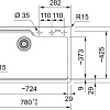 Кухонная мойка Franke UBG 610-72 114.0741.504 (оникс)