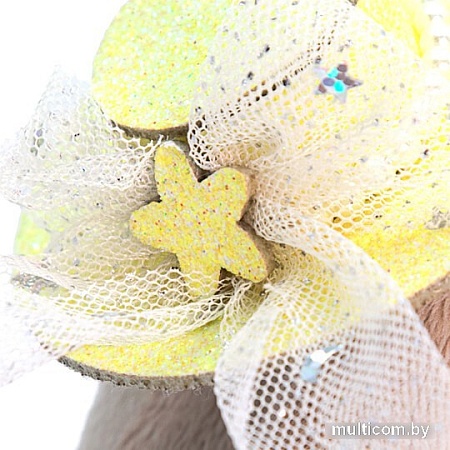 Классическая игрушка BUDI BASA Collection Зайка Ми в желтом сарафане SidX-368 (15 см)