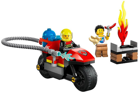 Конструктор LEGO City 60410 Пожарный мотоцикл