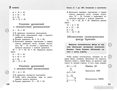 Эксмо. Справочник по математике. 1-4 классы (Иванова М.)