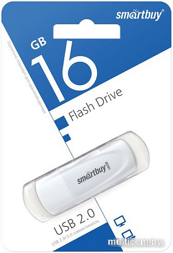 USB Flash SmartBuy Scout 16GB (белый)