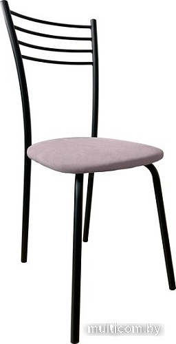 Стул Лидмаш SO-02 (черный/розовый)