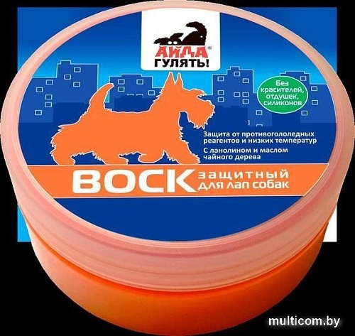 Воск Айда Гулять! Для лап собак (100 г)