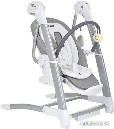 Высокий стульчик Pituso Triola (темно-серый)