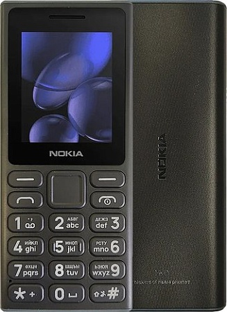 Кнопочный телефон Nokia 108 4G (2024) Dual SIM TA-1627 (черный)