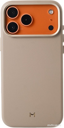 Magssory Eco-Leather Case для iPhone 17 Pro Max Latte CLT045l