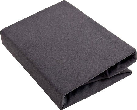 Постельное белье Lilia Трикотажная Прт-120x200x20 (темно-серый)
