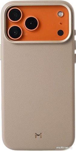 Magssory Eco-Leather Case для iPhone 17 Pro Max Latte CLT045l