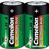 Батарейки Camelion D 2 шт. [R20P-SP2G]