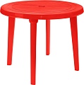 Стол Алеана Круглый 90 см (красный)