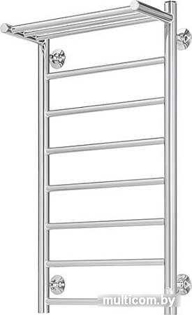 Полотенцесушитель Олимп Лесенка прямая 40x80 (с полкой)