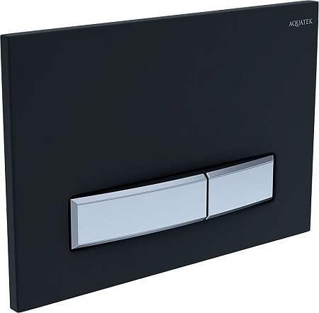 Панель смыва Aquatek Slim KDI-0000026 (черный матовый)