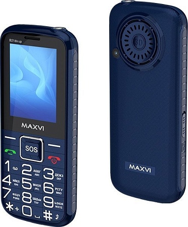 Телефон Maxvi B21ds Up (синий)