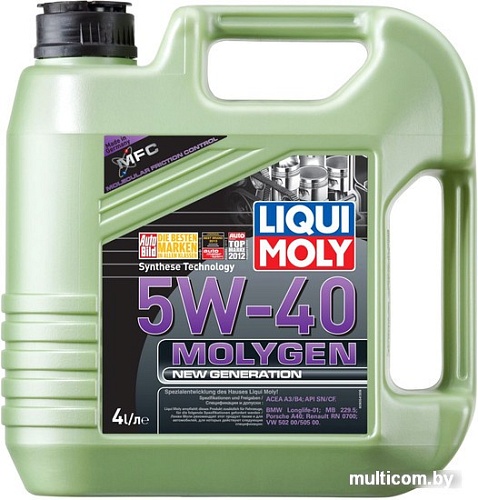 Моторное масло Liqui Moly Molygen New Generation 5W-40 4л