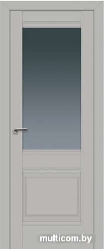Межкомнатная дверь ProfilDoors Классика 2U 80x200 (манхэттен/стекло графит)
