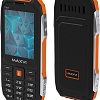 Кнопочный телефон Maxvi T101 (оранжевый)