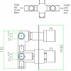 Смеситель Fiore X-Termo 31 31 CR 0993