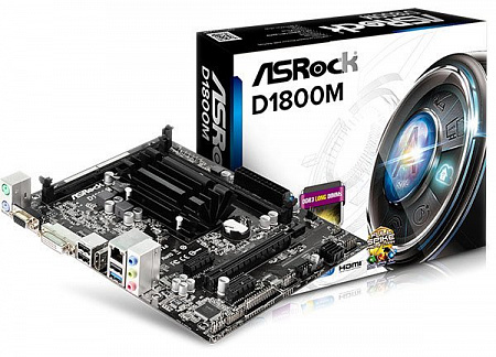 Материнская плата ASRock D1800M