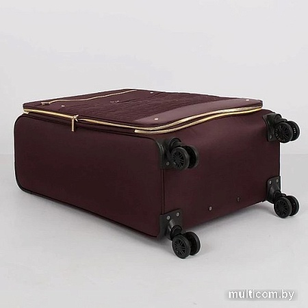 Чемодан-спиннер Grott 338-1731/3-28 (бордовый)