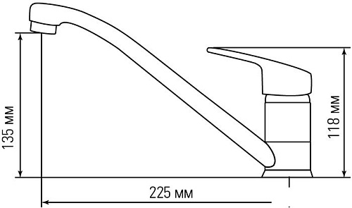 Смеситель Gerdamix Verde (жасмин F106)
