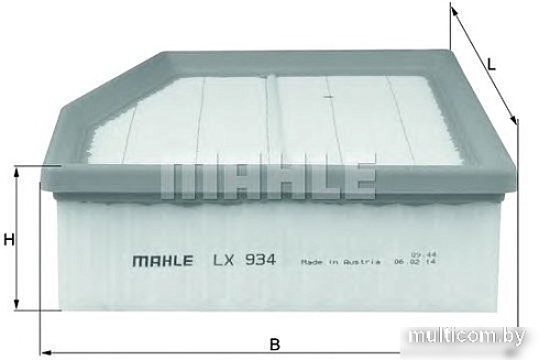 Воздушный фильтр Mahle Knecht LX934