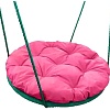 Подвесные качели M-Group Гнездо в оплетке 0.6м 17049908 (розовая подушка)