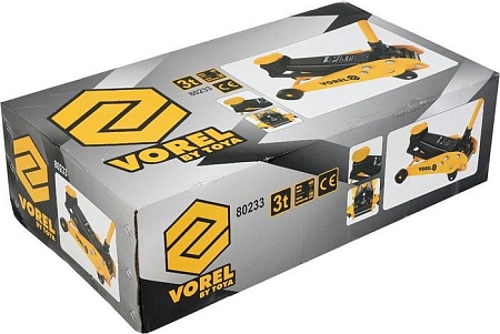 Подкатной домкрат Vorel 80233 3т