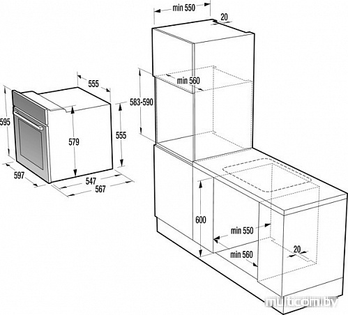 Духовой шкаф Gorenje BO658A42XG