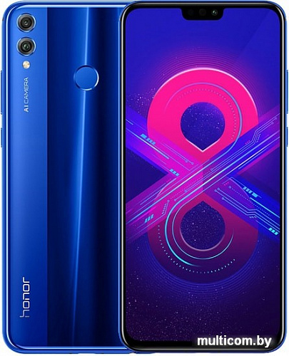 Смартфон Honor 8X 4GB/64GB JSN-L21 (синий)