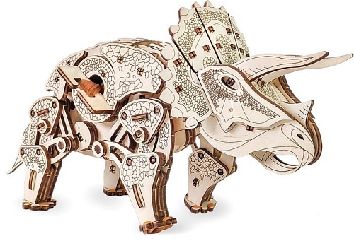 3Д-пазл Eco-Wood-Art Трицератопс