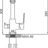 Смеситель Ledeme L4080-3