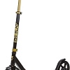 Самокат Novatrack Polis 230 Pro Rubber 230.POLIS.GD20 (черный/золотистый)