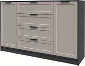 Тумба Интерлиния Концепт Тренд КТ-Т160 (антрацит/луна)