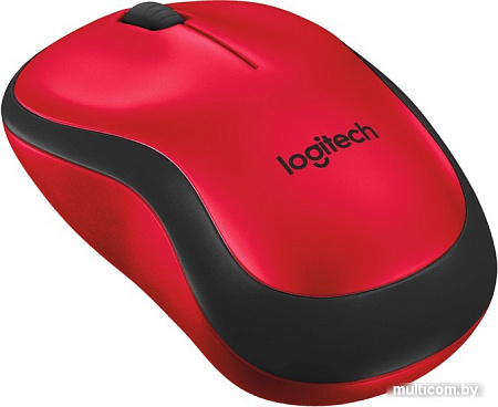 Мышь Logitech M221 (красный/черный)