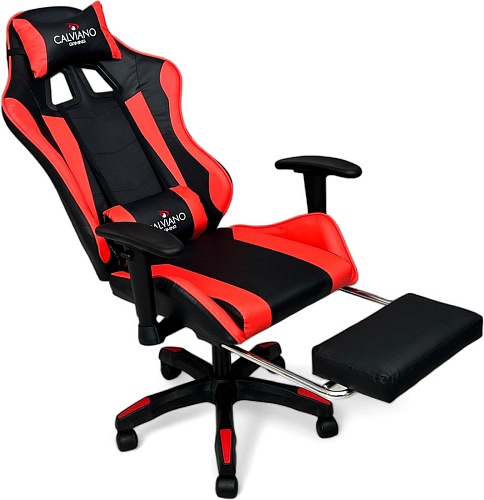 Офисное кресло Calviano 1585 (черный/красный)