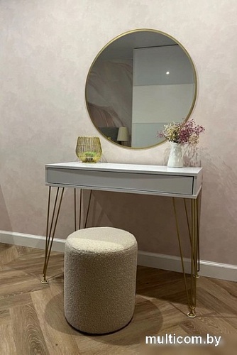 Зеркало eMZe D80 с УФ-окантовкой UV.80.80.AUR (золото)