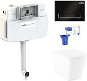 Унитаз Lavinia Boho Relfix Aveo Rimless 5 в 1 87060256 (черный пластик)