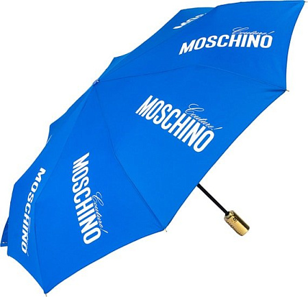 Зонт Moschino 8730-OCA Couture Gold Blue